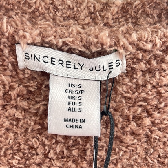 NWT Light Brown Sweater, Size Small NWT - Picture 5 of 6